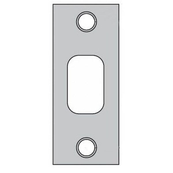 Kwikset 1-1/8-in x 2-3/4-in Square Corner Deadbolt Strike Antique Nickel Finish 85278-15A - main